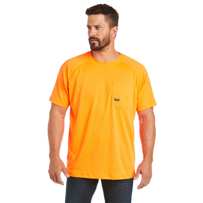 Ariat T-Shirts Herren - Rebar Heat Fighter Orange ( KJOIH-3102 )